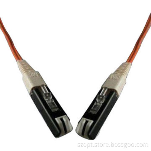 Fiber-optic patch cord, MU multiple mode duplex